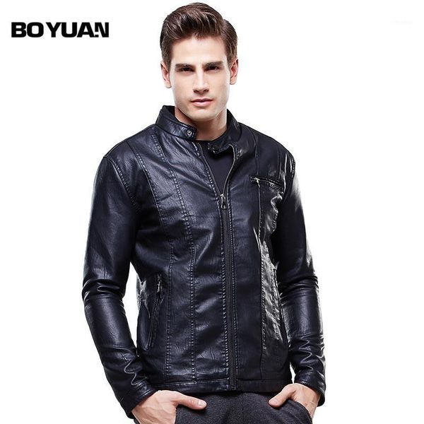 boyuan leather jacket men jaquetas de couro masculino herren lederjacke mens faux leather jackets mens overcoat 86271, Black
boyuan leather jacket men jaquetas de couro masculino herren lederjacke mens faux leather jackets mens overcoat 86271, Black