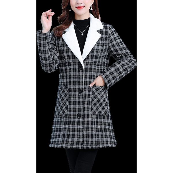 womens chance mid-long baggy loose sherpa button velvet lined chess shirt athleisure jacket thick check shacket outwear fdc4, Black;brown
womens chance mid-long baggy loose sherpa button velvet lined chess shirt athleisure jacket thick check shacket outwear fdc4, Black;brown