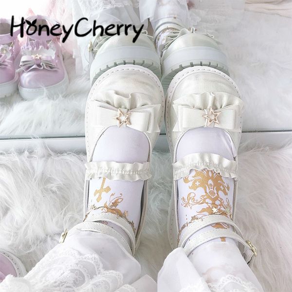 women shoes flat lolita thick bottom lovely soft girl lolita round head shallow mouth low heel girl's flats c1120, Black
women shoes flat lolita thick bottom lovely soft girl lolita round head shallow mouth low heel girl's flats c1120, Black
