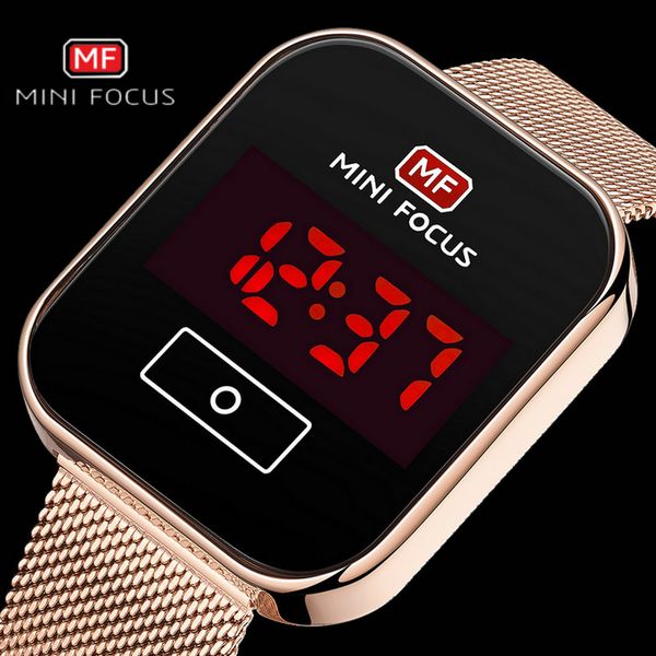 minifocus military cool fashion men's digital wristwatch auto date smart touch screen watch luxury mental mesh clock waterproof, Slivery;brown
minifocus military cool fashion men's digital wristwatch auto date smart touch screen watch luxury mental mesh clock waterproof, Slivery;brown