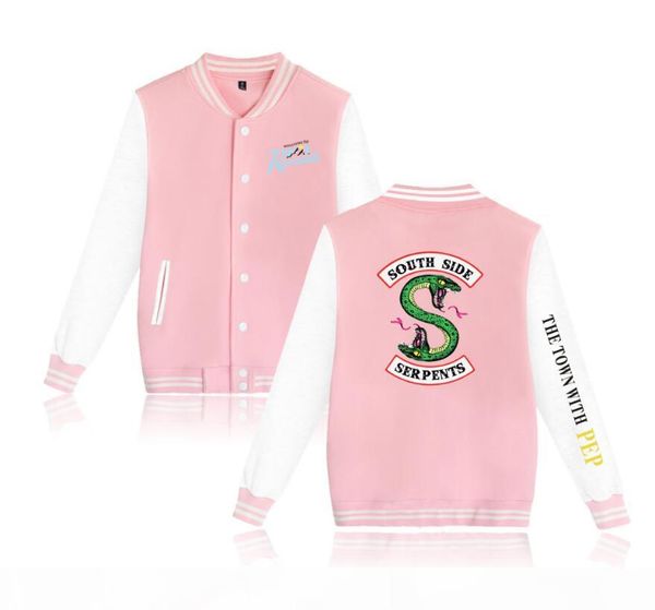 new teen boy girl shirt riverdale tv drama double-headed snake lovers clothes fleece baseball uniform jacket men women street hiphop costume, Black;brown
new teen boy girl shirt riverdale tv drama double-headed snake lovers clothes fleece baseball uniform jacket men women street hiphop costume, Black;brown