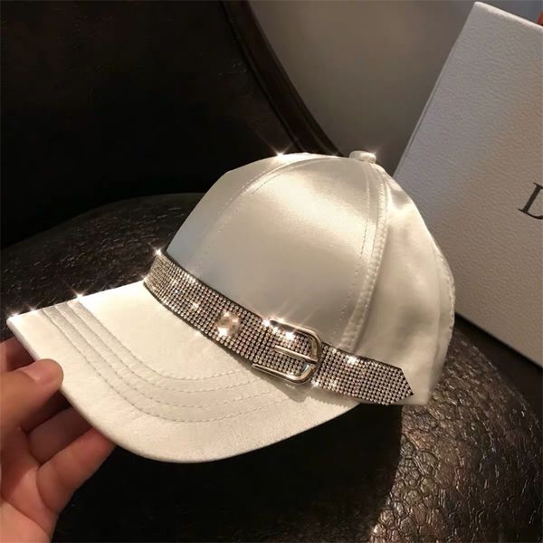 01902-26-38659 new satin sheen flash drill webbing ribbon visors cap men women leisure baseball hat y200714, Blue;gray
01902-26-38659 new satin sheen flash drill webbing ribbon visors cap men women leisure baseball hat y200714, Blue;gray