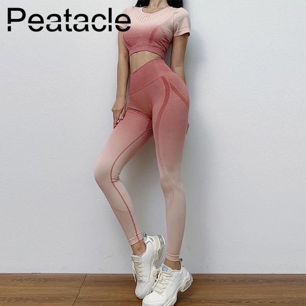 yoga outfits peatacle 2 piece set women seamless suit fitness sports short sleeve gym workout clothing active wear leggings, White;red 
yoga outfits peatacle 2 piece set women seamless suit fitness sports short sleeve gym workout clothing active wear leggings, White;red