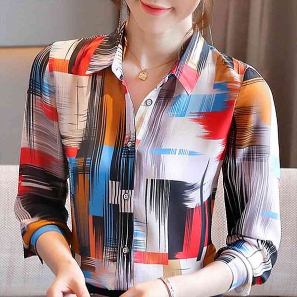 blouse women blusas mujer de moda turn down collar office blouse for women long sleeve print chiffon d441, White
blouse women blusas mujer de moda turn down collar office blouse for women long sleeve print chiffon d441, White