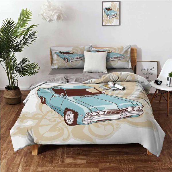 classical sport car with abstract design in the background retro style vehiclebedding 3-piece set
classical sport car with abstract design in the background retro style vehiclebedding 3-piece set