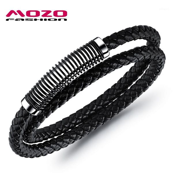 charm bracelets fashion men simple spring black leather stainless steel magnet buckle bangle jewelry ps10561, Golden;silver
charm bracelets fashion men simple spring black leather stainless steel magnet buckle bangle jewelry ps10561, Golden;silver