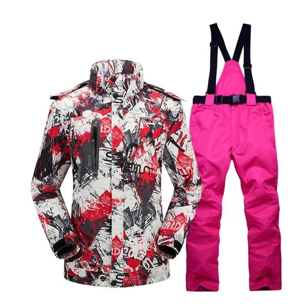 skiing suits winter women's ski suit waterproof windproof thick warm jacket + pants set women snow clothes and snowboard coat
skiing suits winter women's ski suit waterproof windproof thick warm jacket + pants set women snow clothes and snowboard coat