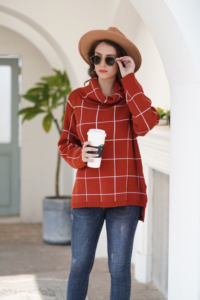 turtleneck sweaters long sleeve chic plaid autumn winter female fashion jumper basic female soft knitted h1211, White;black
turtleneck sweaters long sleeve chic plaid autumn winter female fashion jumper basic female soft knitted h1211, White;black