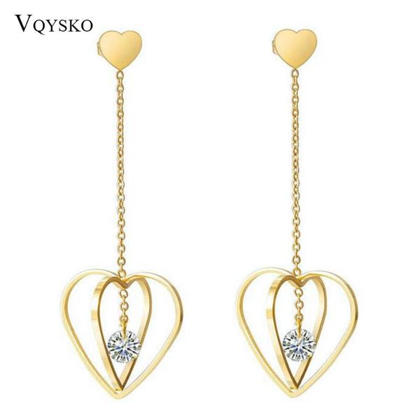 fashion valentine gift drop earring 2020 brincos female korean zc romantic love heart long earring for women girlfriend, Silver
fashion valentine gift drop earring 2020 brincos female korean zc romantic love heart long earring for women girlfriend, Silver