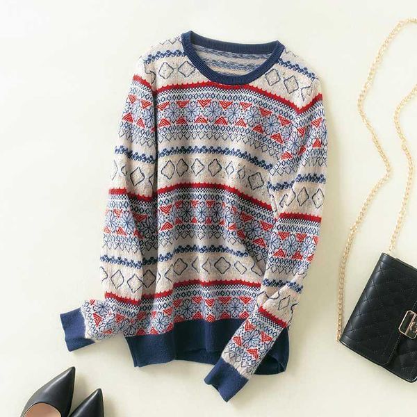vintage sweater women natural wool sweater stylish geometric pattern pullover female winter warm jacket sweaters1, White;black
vintage sweater women natural wool sweater stylish geometric pattern pullover female winter warm jacket sweaters1, White;black