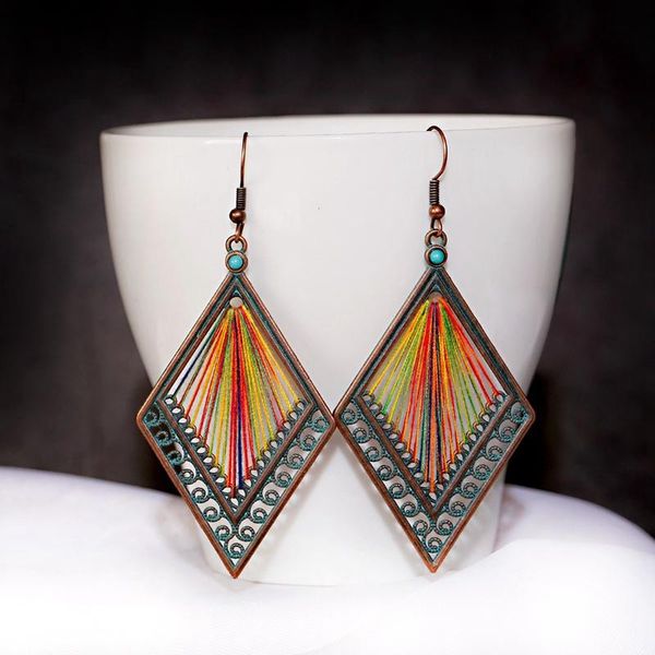 dangle & chandelier vintage silk rhombus alloy beads earrings for women oorbellen ethnic gypsy boho antique jhumka boucle d'oreille, Silver
dangle & chandelier vintage silk rhombus alloy beads earrings for women oorbellen ethnic gypsy boho antique jhumka boucle d'oreille, Silver