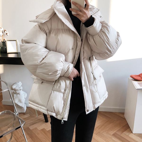 women's winter long wind-proof sleeve warm waist clothing with hood parka casual woman's coat i4a0, Black
women's winter long wind-proof sleeve warm waist clothing with hood parka casual woman's coat i4a0, Black