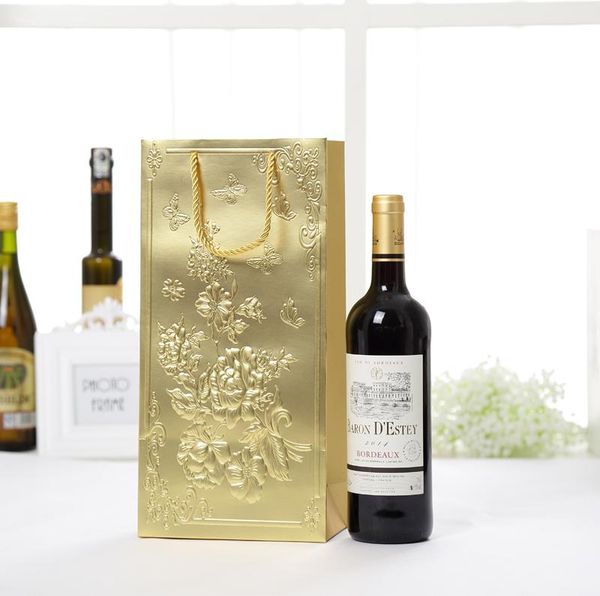 gift wrap 35x17x9cm gold flower embossed cardpaper bags wedding party xmas wine oil bottle holder pouches package
gift wrap 35x17x9cm gold flower embossed cardpaper bags wedding party xmas wine oil bottle holder pouches package