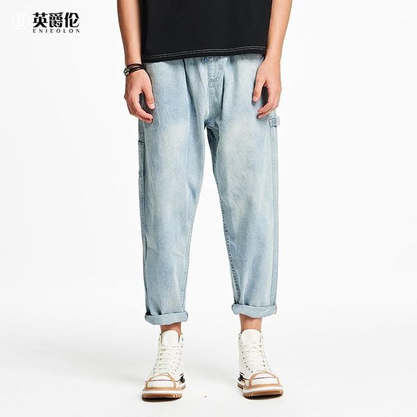 enjeolon 2020 new men denim jeans fashion mens casual long for male pants nz42091, Blue
enjeolon 2020 new men denim jeans fashion mens casual long for male pants nz42091, Blue