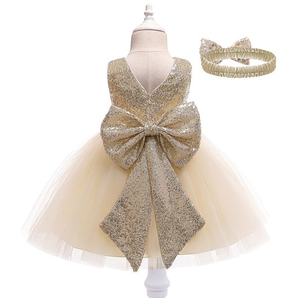 girls dress sequins big bowknot baptism dresses for girl 1st year birthday party wedding christening baby infant clothing, White
girls dress sequins big bowknot baptism dresses for girl 1st year birthday party wedding christening baby infant clothing, White