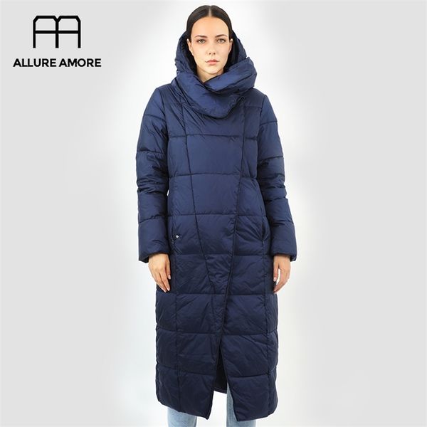 women's down jacket parka outwear with hood quilted coat female long warm cotton clothing for winter ladies trend new undefined 201119, Black
women's down jacket parka outwear with hood quilted coat female long warm cotton clothing for winter ladies trend new undefined 201119, Black