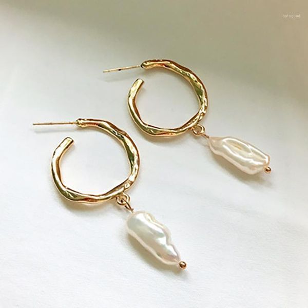 charm srcoi gold color metal freshwater pearl hoop earrings s925 sterling silver pin geometric circle wedding women jewelry1, Golden
charm srcoi gold color metal freshwater pearl hoop earrings s925 sterling silver pin geometric circle wedding women jewelry1, Golden