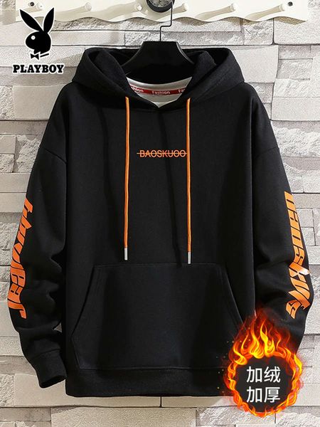 8jhy6kplayboy 2020 new style sweater men's hooded autumn winter plush coat fashion label ins, Black
8jhy6kplayboy 2020 new style sweater men's hooded autumn winter plush coat fashion label ins, Black