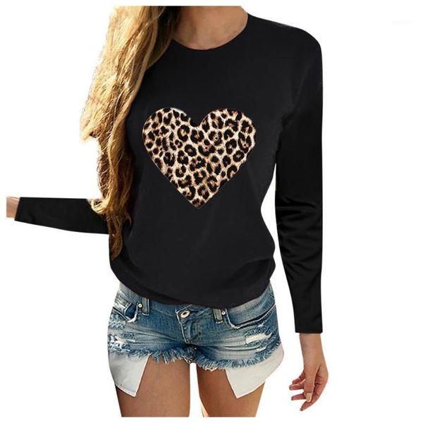 women casual long sleeve o neck leopard print heart-shaped women graphic blouses 3d finger nail loose blouse1, White
women casual long sleeve o neck leopard print heart-shaped women graphic blouses 3d finger nail loose blouse1, White