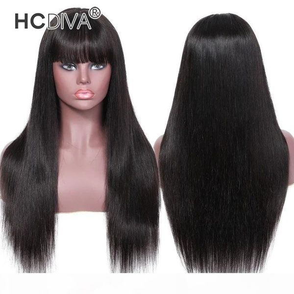 brazilian remy human hair bang wigs 10-26 inch pre plucked natural black straight wave full machine made lace front wigs body wave 150%, Black;brown
brazilian remy human hair bang wigs 10-26 inch pre plucked natural black straight wave full machine made lace front wigs body wave 150%, Black;brown