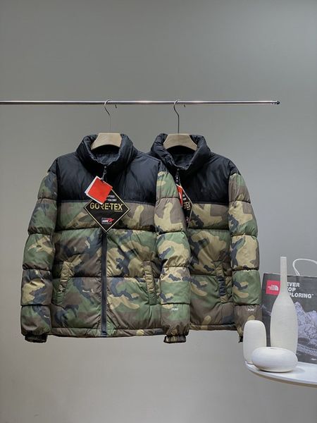 american brand men's down jacket short popular logo winter trend matching color lovers warm camouflage jacket, Black
american brand men's down jacket short popular logo winter trend matching color lovers warm camouflage jacket, Black