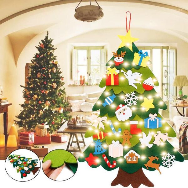 christmas decorations diy felt tree with string light year kid gift artificial wall hanging ornaments xmas home decoration1
christmas decorations diy felt tree with string light year kid gift artificial wall hanging ornaments xmas home decoration1