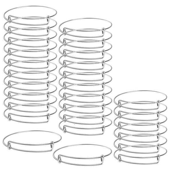 adjustable bracelets expandable bracelets wire bangle blank 100pcs for diy jewelry making silver color
adjustable bracelets expandable bracelets wire bangle blank 100pcs for diy jewelry making silver color