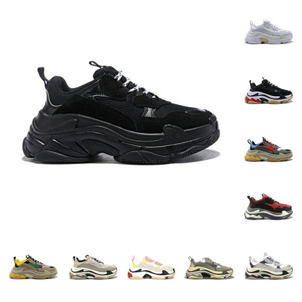 2020 fashion crystal bottom paris 17fw triple s mens designer sneakers vintage dad platform women luxury casual shoes sports trainers s022, Black
2020 fashion crystal bottom paris 17fw triple s mens designer sneakers vintage dad platform women luxury casual shoes sports trainers s022, Black