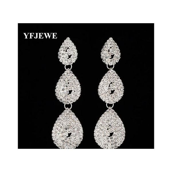 yfjewe trendy crystal long dangle earrings for women gold and silver plated fashion wedding jewelry water drop brincos e381 dueox
yfjewe trendy crystal long dangle earrings for women gold and silver plated fashion wedding jewelry water drop brincos e381 dueox