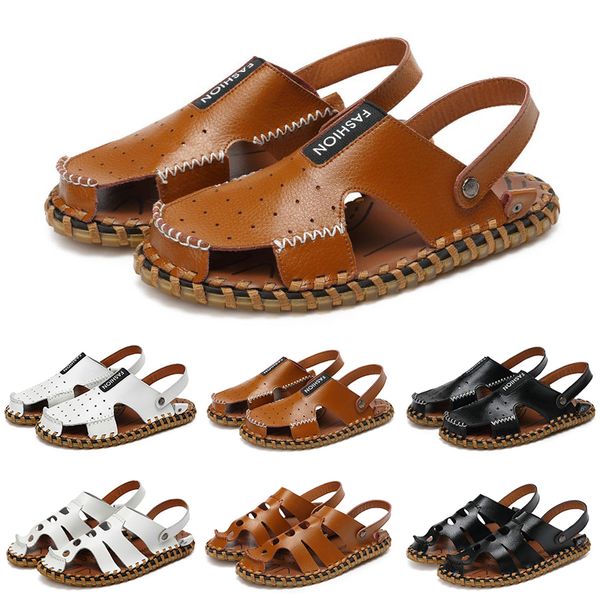 2021 non-brand men leather sandals black white brown outdoor sandy beach mens spring summer sandals walking size 39-45
2021 non-brand men leather sandals black white brown outdoor sandy beach mens spring summer sandals walking size 39-45