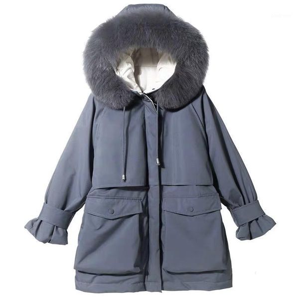 large natural fur hooded winter jackets women 90% white duck down thick down jacket warm sash tie up snow coat outwears1, Black
large natural fur hooded winter jackets women 90% white duck down thick down jacket warm sash tie up snow coat outwears1, Black