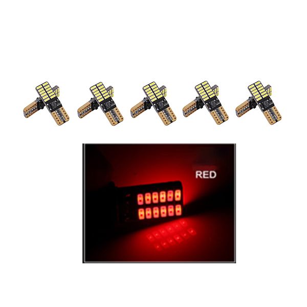 10 шт. 12v red t10 w5w 4014 24smd автомобильные светодиодные фонари лампы номера номера аксессуары автомобильные лампочки
10 шт. 12v red t10 w5w 4014 24smd автомобильные светодиодные фонари лампы номера номера аксессуары автомобильные лампочки