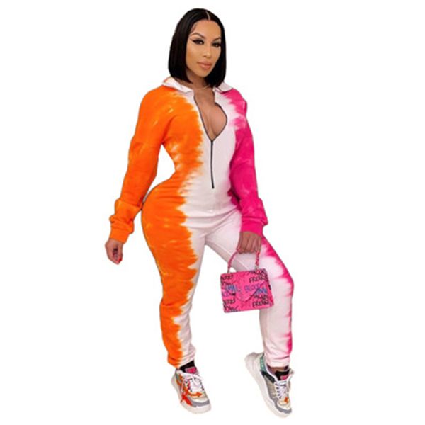 women multicolor printing rompers fashion trend long sleeve v-neck pant skinny jumpsuits designer winter female new slim casual rompers, Black;white
women multicolor printing rompers fashion trend long sleeve v-neck pant skinny jumpsuits designer winter female new slim casual rompers, Black;white