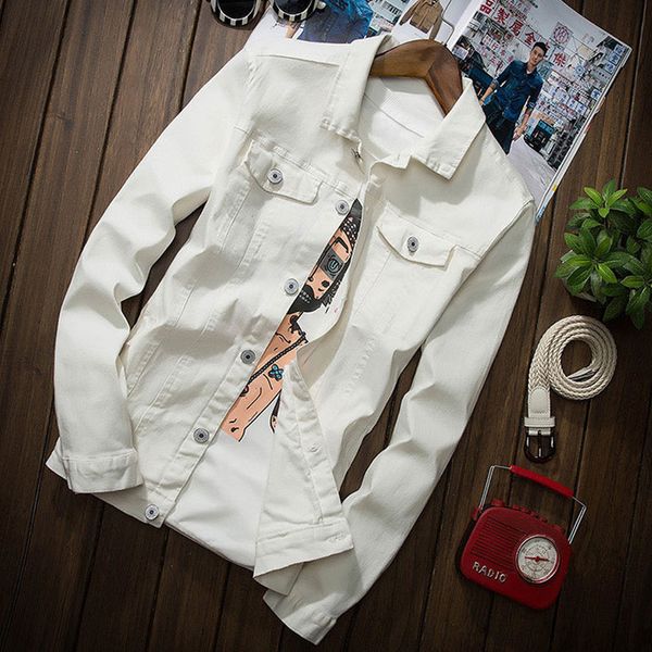 mode autumn jean new to single-breasted men skin washed from jacket jeans blazers denim locomotive jackets solid men's, Black;brown
mode autumn jean new to single-breasted men skin washed from jacket jeans blazers denim locomotive jackets solid men's, Black;brown