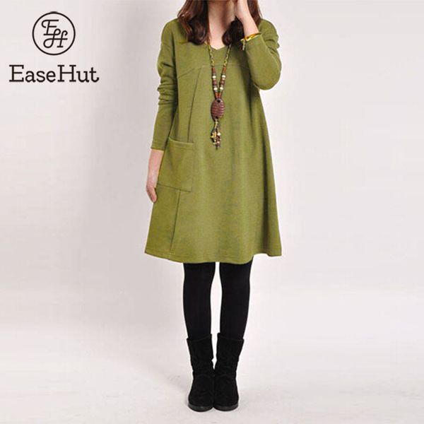 easehut mori girl casual midi dress women v-neck long sleeve 4xl 5xl large size dress female autumn winter dress vestidos 201029, Black;gray
easehut mori girl casual midi dress women v-neck long sleeve 4xl 5xl large size dress female autumn winter dress vestidos 201029, Black;gray