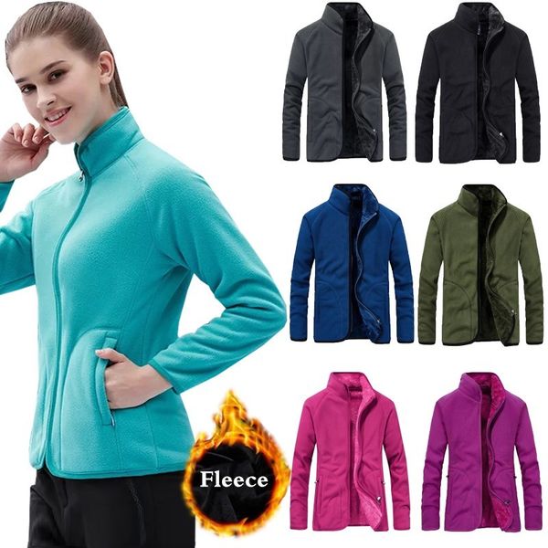 winter cardigan warm fleece jacket men women stand collar plus velvet thermal coat fleece liner outdoor hiking sports jacket q1211, Black;brown
winter cardigan warm fleece jacket men women stand collar plus velvet thermal coat fleece liner outdoor hiking sports jacket q1211, Black;brown