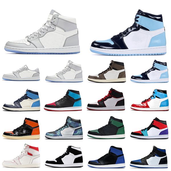 jumpman 1 men women basketball shoes 1s mens trainers cactus jack unc fearless obsidian fashion sports sneakers size 36-46, White;red
jumpman 1 men women basketball shoes 1s mens trainers cactus jack unc fearless obsidian fashion sports sneakers size 36-46, White;red