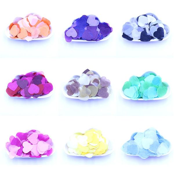 10g Per Bag 1 Inch Tissue Paper Heart Confetti Filling Balloons Baby Shower Wedding Birthday Party Table Dec Bbyihy