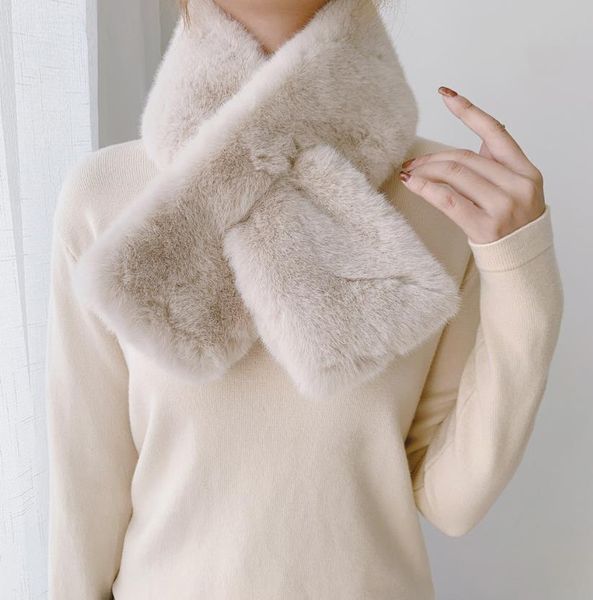 fancy faux rabbit fur scarf collar for women winter warm soft cozy rectangle furry cross loophole scarf wrap, Black;white
fancy faux rabbit fur scarf collar for women winter warm soft cozy rectangle furry cross loophole scarf wrap, Black;white