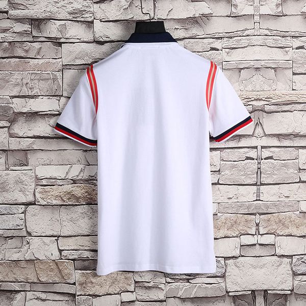 pp14italian men's luxury polo shirt brand summer hip-hop v-neck bee embroidery classic style cotton men's polo shirt, White;black
pp14italian men's luxury polo shirt brand summer hip-hop v-neck bee embroidery classic style cotton men's polo shirt, White;black