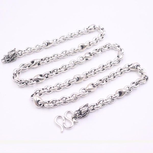 chains s925 sterling silver necklace men luck dragon with oval chain link 7mmw / 50-60cm 42.3-50.8g
chains s925 sterling silver necklace men luck dragon with oval chain link 7mmw / 50-60cm 42.3-50.8g