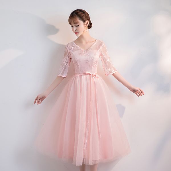 s- xxl cocktail party elegant flower v-neck a-line half sleeve tea-length tulle plus size pink evening dress graduation dresses, White;pink
s- xxl cocktail party elegant flower v-neck a-line half sleeve tea-length tulle plus size pink evening dress graduation dresses, White;pink