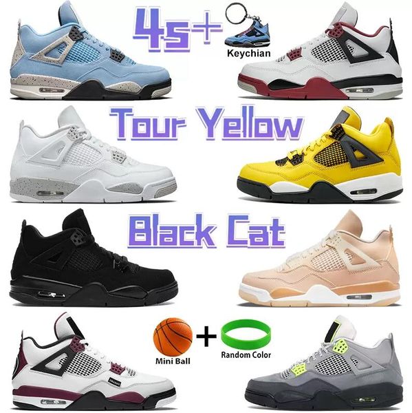 4 basketball shoes 4s men women sneakers sports trainers black cat tour yellow bred fire red cactus jack university blue us 5.5-13
4 basketball shoes 4s men women sneakers sports trainers black cat tour yellow bred fire red cactus jack university blue us 5.5-13