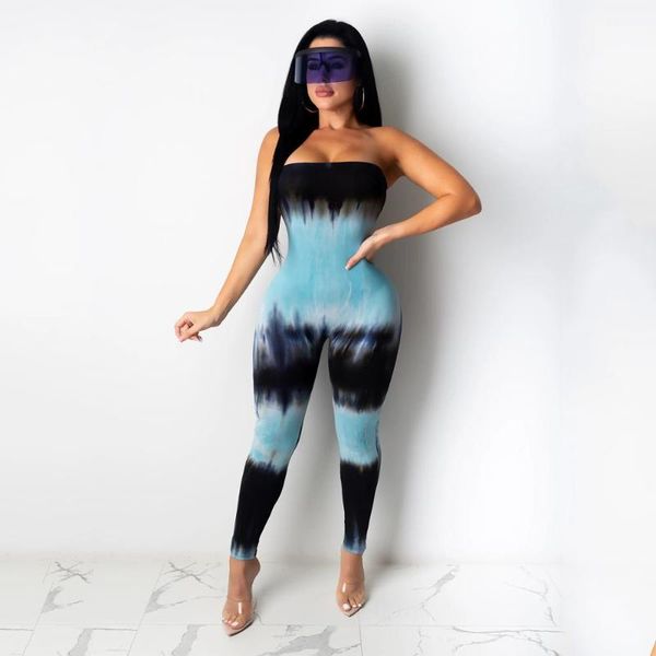 women sleeveless off shoulder tie dye print bodycon tube casual rompers jumpsuits, Gray
women sleeveless off shoulder tie dye print bodycon tube casual rompers jumpsuits, Gray