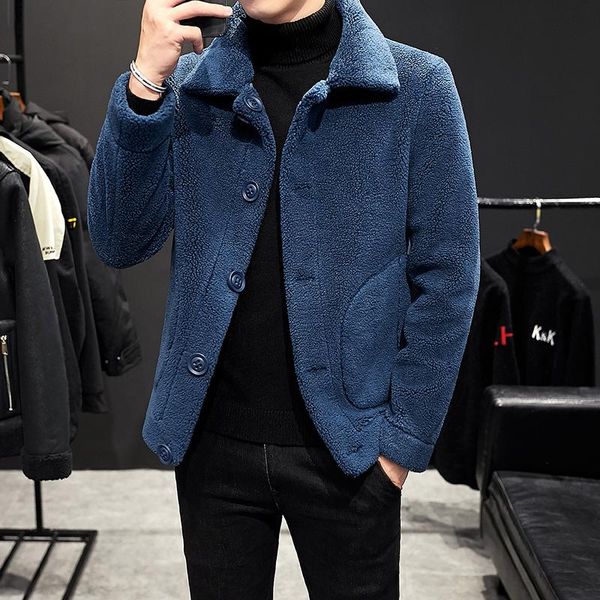 autumn and winter fashion coat woolen woolen coat men's short plus velvet british slim casual warm jacket, Black
autumn and winter fashion coat woolen woolen coat men's short plus velvet british slim casual warm jacket, Black