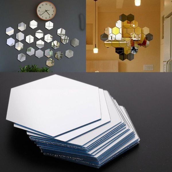24pcs hexagon mirror tiles wall stickers self-adhesive mosaic reflective home living bathroom decoration diy sticker
24pcs hexagon mirror tiles wall stickers self-adhesive mosaic reflective home living bathroom decoration diy sticker