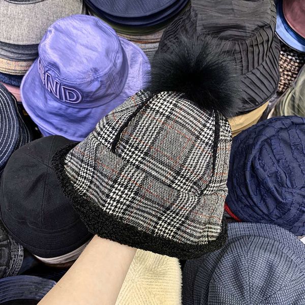 front detachable hair ball long back short fisherman's hat for women autumn and winter, Blue;gray
front detachable hair ball long back short fisherman's hat for women autumn and winter, Blue;gray