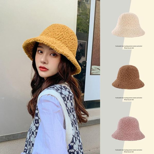 wide brim hats 1 pc fashion lambswool warm winter autumn women girls fisherman hat bucket caps korean style thick headgear ornament, Blue;gray
wide brim hats 1 pc fashion lambswool warm winter autumn women girls fisherman hat bucket caps korean style thick headgear ornament, Blue;gray