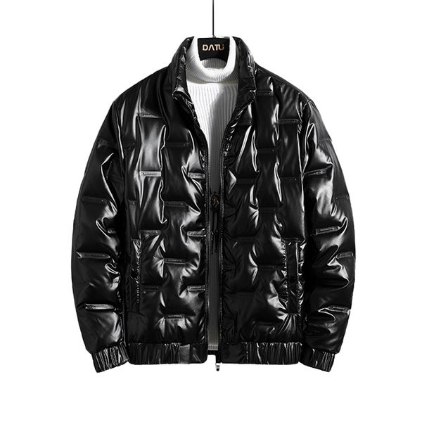 winter jacket mens glossy fashion handsome men down jacket popular logo new male wholesale brief paragraph with thick warm winter coat, Black
winter jacket mens glossy fashion handsome men down jacket popular logo new male wholesale brief paragraph with thick warm winter coat, Black