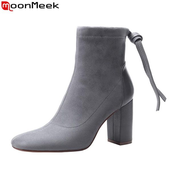 boots moonmeek 2021 women brand thick high heels square toe woman shoes fashion slip-on winter ankle, Black
boots moonmeek 2021 women brand thick high heels square toe woman shoes fashion slip-on winter ankle, Black